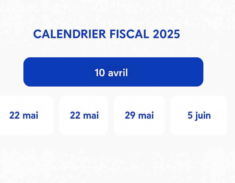 Calendrier fiscal 2025